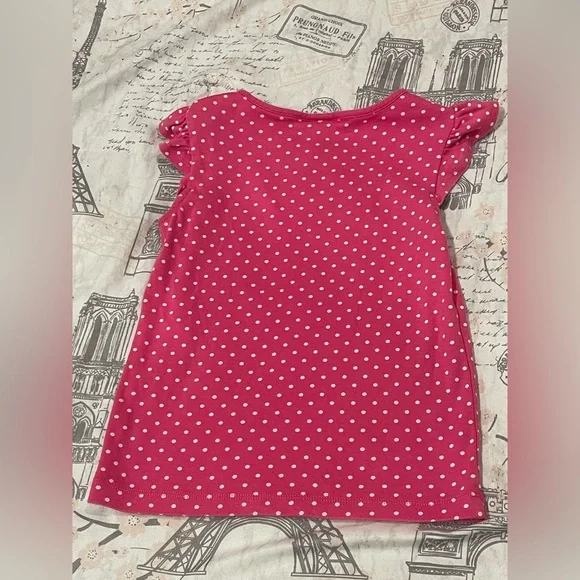 Gymboree 2011 Bright Pink Polkadot Frog Top size 5T - Picture 4 of 4